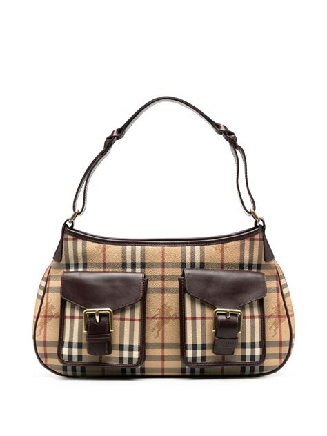 burberry smoked check bag|burberry vintage check shoulder bag.